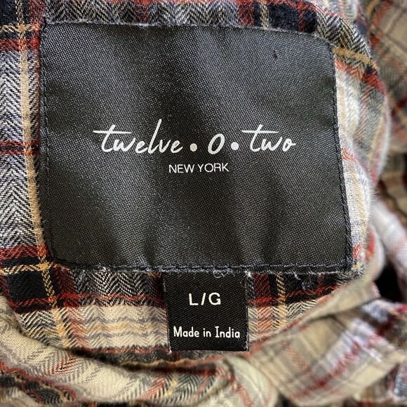 Twelve-O-Two Madison Women's Large Shirt Drop Shoulder Western Cowgirl Button-Up - Picture 10 of 11